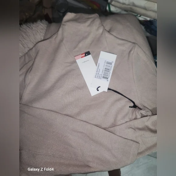 Chic Ivory Long Sleeve Dress - Picture 2 of 4